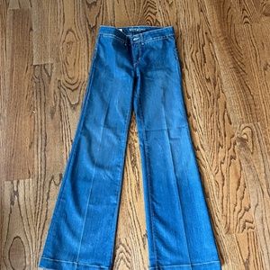 Banana Republic trouser jeans, 4 Long, EUC!